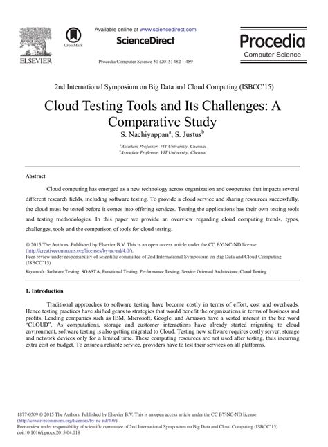 software testing white papers 2015|Cloud Testing Tools and its Challenges: A Comparative Study.